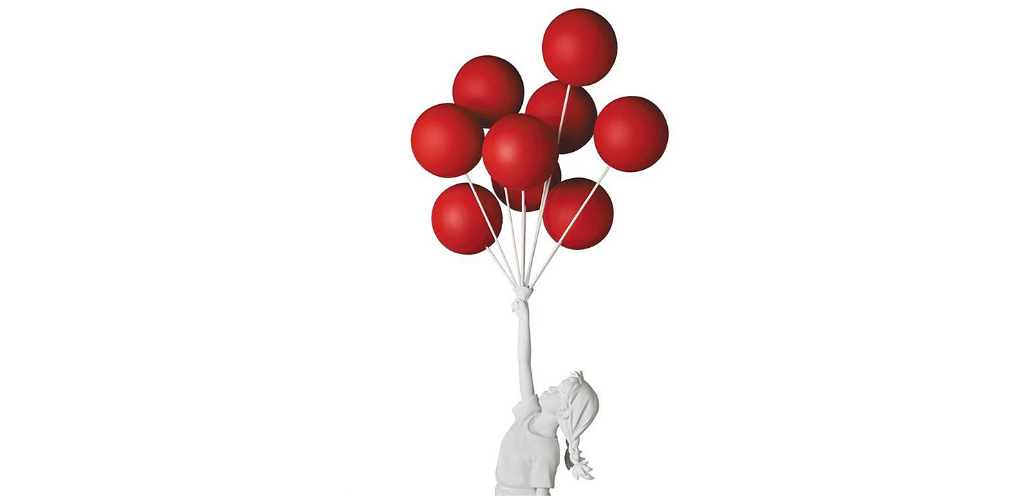 Статуэтка Flying Balloons Girl white and red Статуэтка Flying Balloons Girl white and red - Loft-Concept во Владивостоке