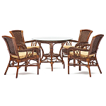 Комплект обеденный из ротанга Eloise варинант исполнения - 1 | Loft Concept во Владивостоке