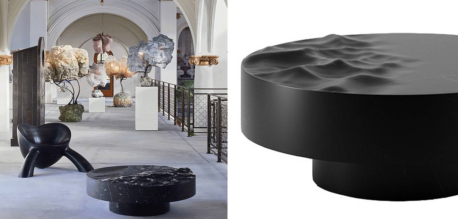 Дизайнерский журнальный стол Mathieu Lehanneur Sculpts Ocean Memories Round Black Дизайнерский журнальный стол Mathieu Lehanneur Sculpts Ocean Memories Round Black - Loft-Concept во Владивостоке