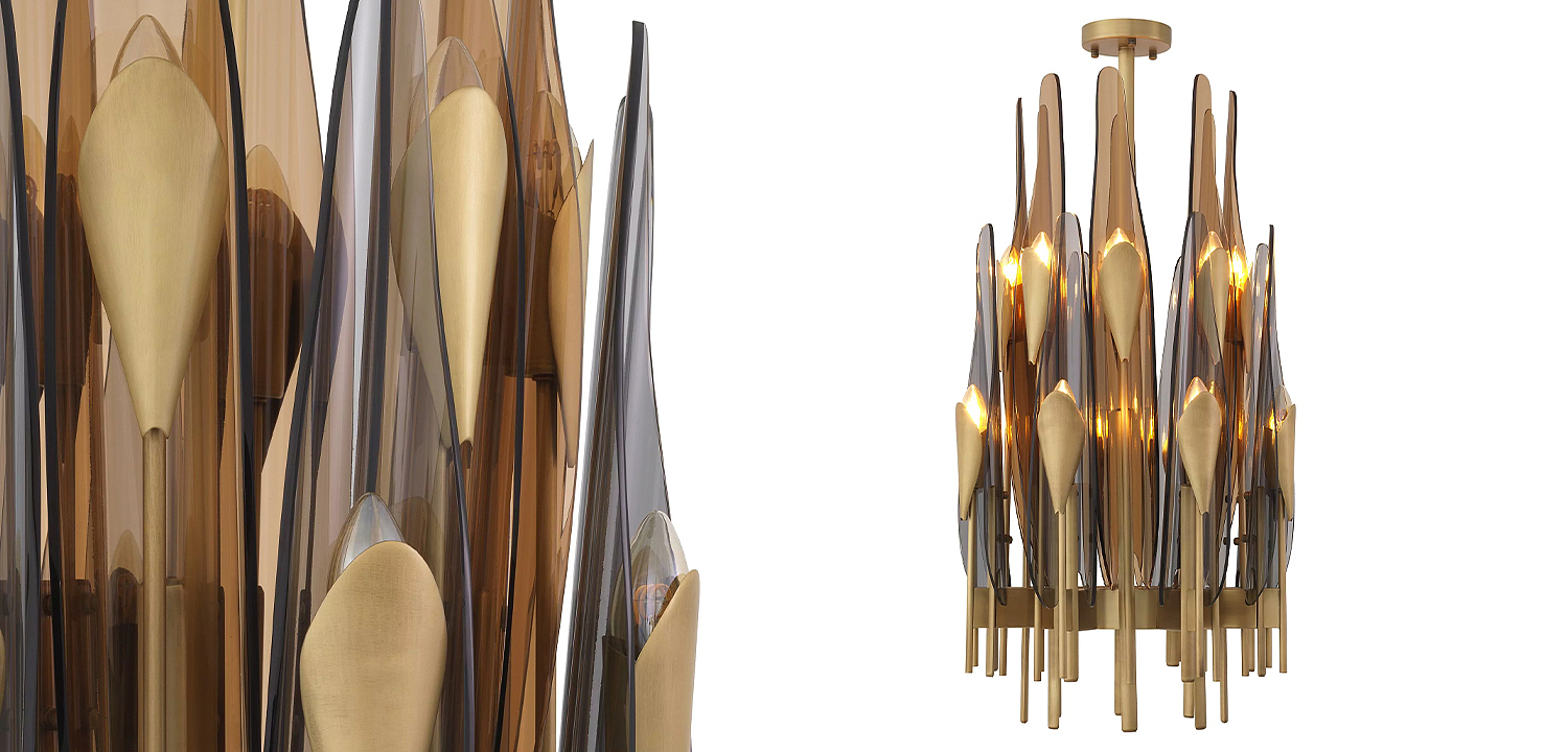 Люстра Eichholtz Chandelier Sky Vertical Люстра Eichholtz Chandelier Sky Vertical - Loft-Concept во Владивостоке
