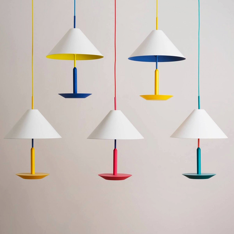 Подвесной светильник Maisondada LITTLE ELIAH PENDING LAMP Синий Желтый Красный Бирюзовый Подвесной светильник Maisondada LITTLE ELIAH PENDING LAMP Синий Желтый Красный Бирюзовый во Владивостоке | Loft Concept