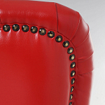 Кресло с обивкой из эко-кожи Harper Armchair Red варинант исполнения - 5 | Loft Concept во Владивостоке