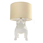 Настольная лампа COLLECTION OF DOGS с абажуром Бульдог варинант исполнения - 2 | Loft Concept во Владивостоке