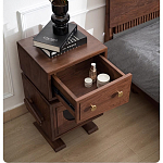 Тумбочка прикроватная с ящиком и дверцей Робот Robot Desk варинант исполнения - 6 | Loft Concept во Владивостоке