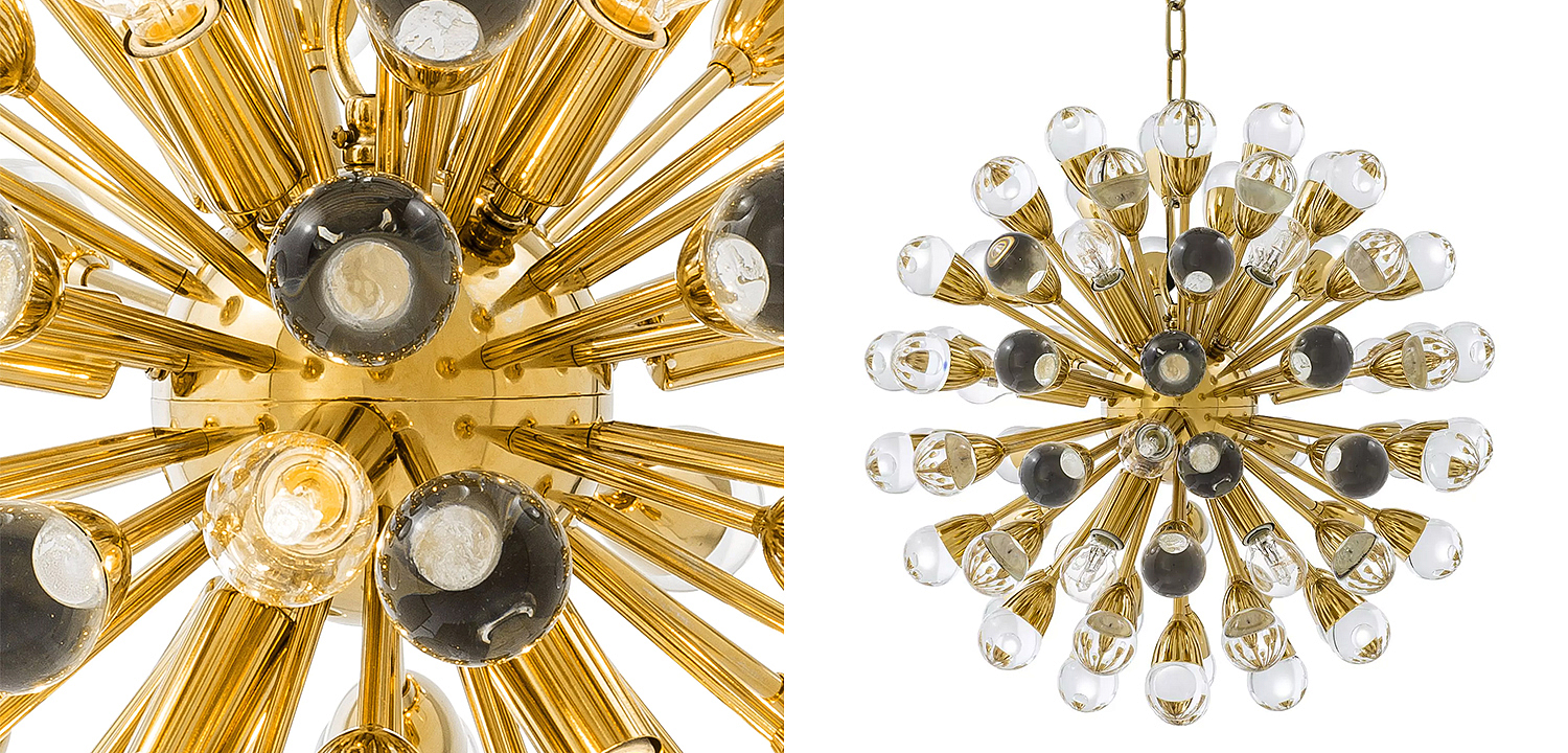 Люстра Eichholtz Chandelier Anto S Gold - Loft-Concept во Владивостоке