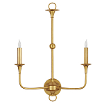 Бра настенное золотого цвета в форме подсвечника Graceful Smoothness варинант исполнения - 3 | Loft Concept во Владивостоке