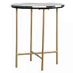 Столик приставной с круглой столешницей с полосатым узором Tabletops with Striped Pattern варинант исполнения - 1 | Loft Concept во Владивостоке