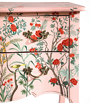 Комод розовый с росписью Цветы L.XV CHEST OF DRAWERS Flowers варинант исполнения - 3 | Loft Concept во Владивостоке