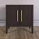 Тумбочка Primo с дверцами шпон темный орех варинант исполнения - 2 | Loft Concept во Владивостоке