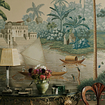 Обои ручная роспись River Scenes of Bengal Kolkata варинант исполнения - 5 | Loft Concept во Владивостоке