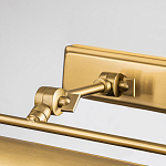 Светильник для картин цвета состаренная латунь с широким плафоном на прямоугольном основании Elstead Lighting варинант исполнения - 9 | Loft Concept во Владивостоке