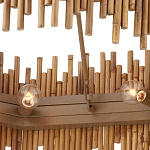 Люстра с абажуром из ротанга Wicker Furniture варинант исполнения - 2 | Loft Concept во Владивостоке