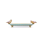 Блюдо фарфоровое Экзотические птички Vivole варинант исполнения - 2 | Loft Concept во Владивостоке