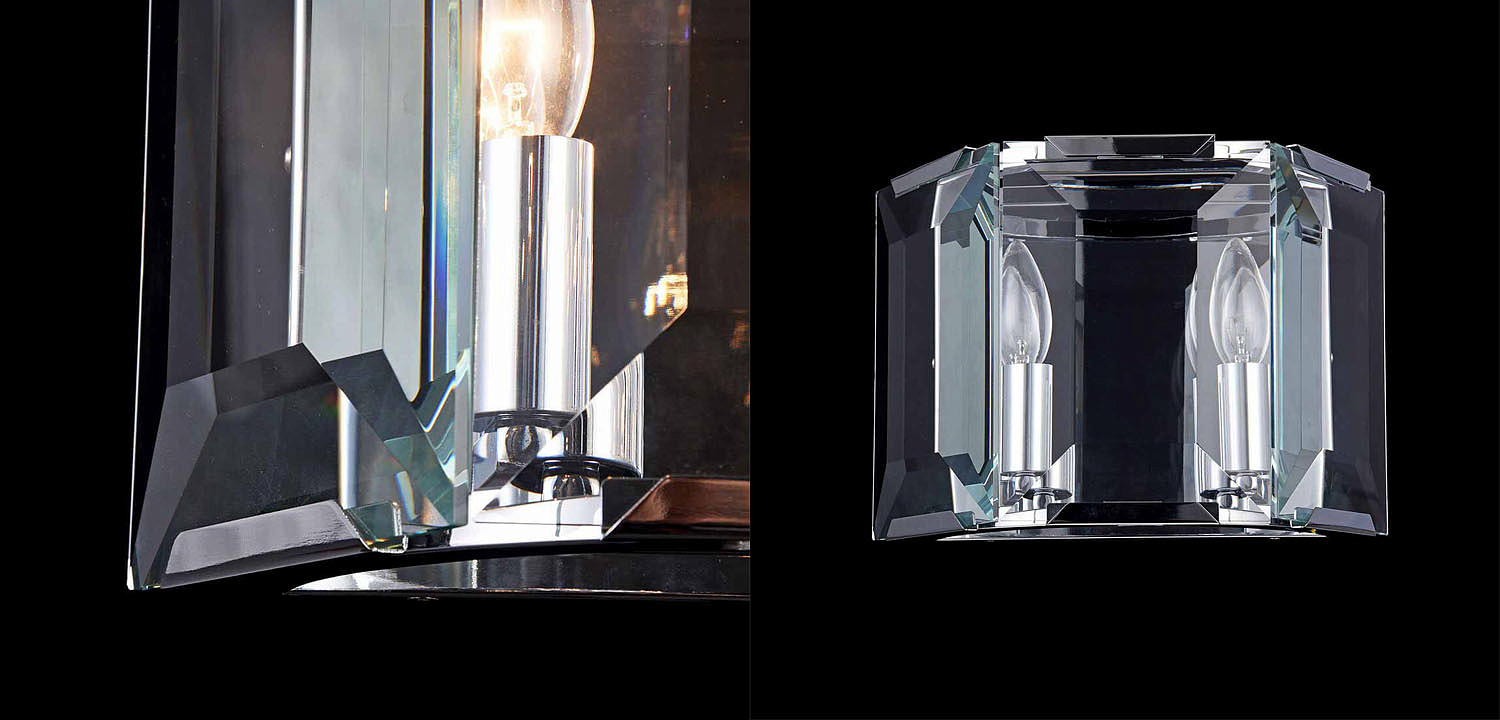 Бра Lari Harlow Crystal Round chrome Бра Lari Harlow Crystal Round chrome - Loft-Concept во Владивостоке