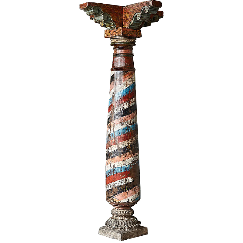 Антикварная колонна из массива тика Unique Indian Antique Column Мульти Антикварная колонна из массива тика Unique Indian Antique Column Мульти во Владивостоке | Loft Concept