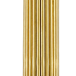 Подвесной светильник золотой в форме цилиндра из тонких металлических трубок  Long Tubular Lampshade варинант исполнения - 1 | Loft Concept во Владивостоке