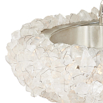 Люстра светодиодная фактурная в форме кольца Amber Crystal варинант исполнения - 2 | Loft Concept во Владивостоке