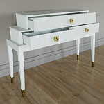 Премиальная Консоль с тремя ящиками Elsa Dreams White варинант исполнения - 2 | Loft Concept во Владивостоке