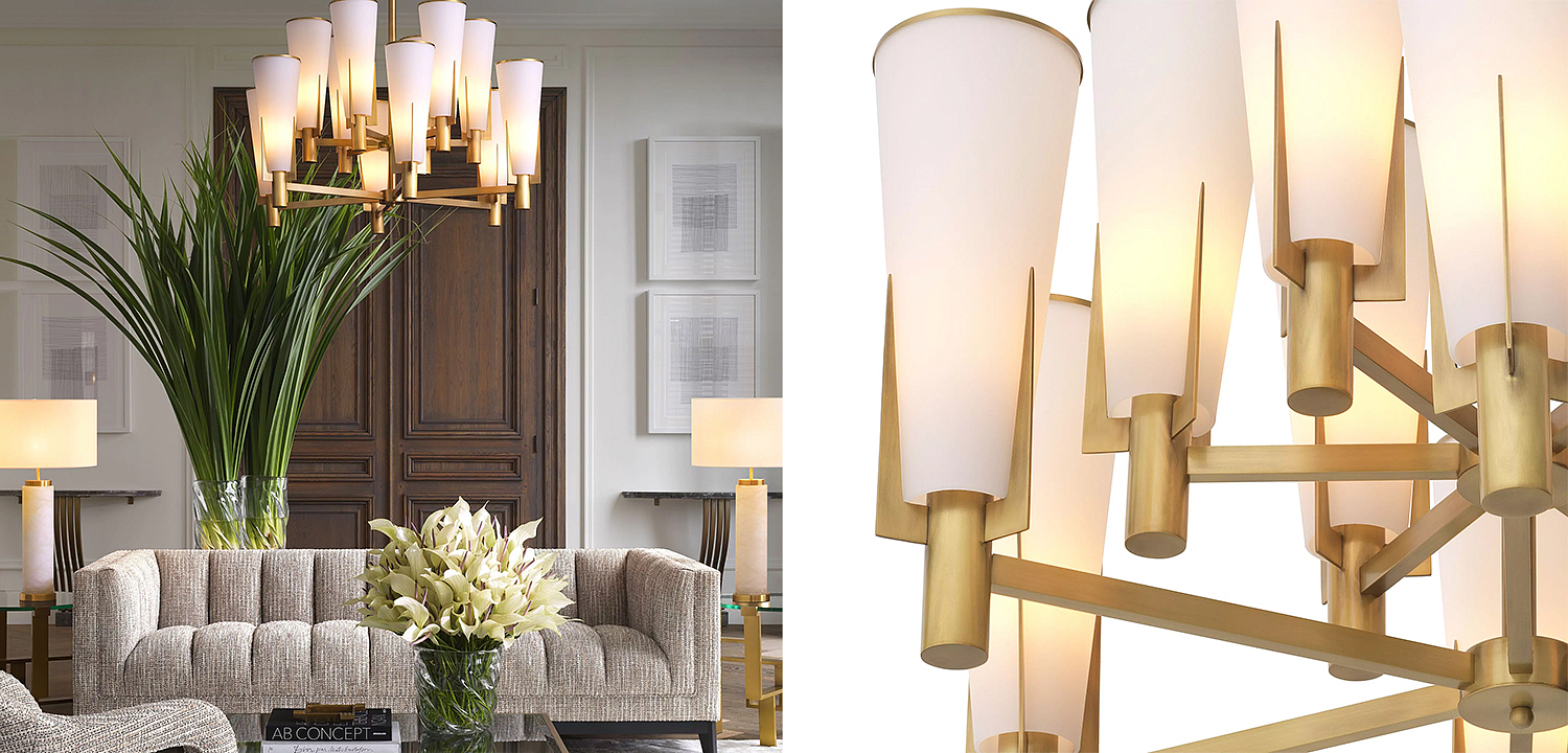 Люстра Eichholtz Dino Chandelier Double Люстра Eichholtz Dino Chandelier Double - Loft-Concept во Владивостоке