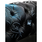Кресло "Баския и Уорхол" Basquiat Warhol graffiti chair натуральная кожа варинант исполнения - 8 | Loft Concept во Владивостоке
