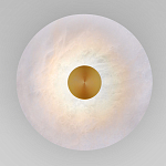 Бра светодиодный с мраморным рассеивателем латунь варинант исполнения - 1 | Loft Concept во Владивостоке