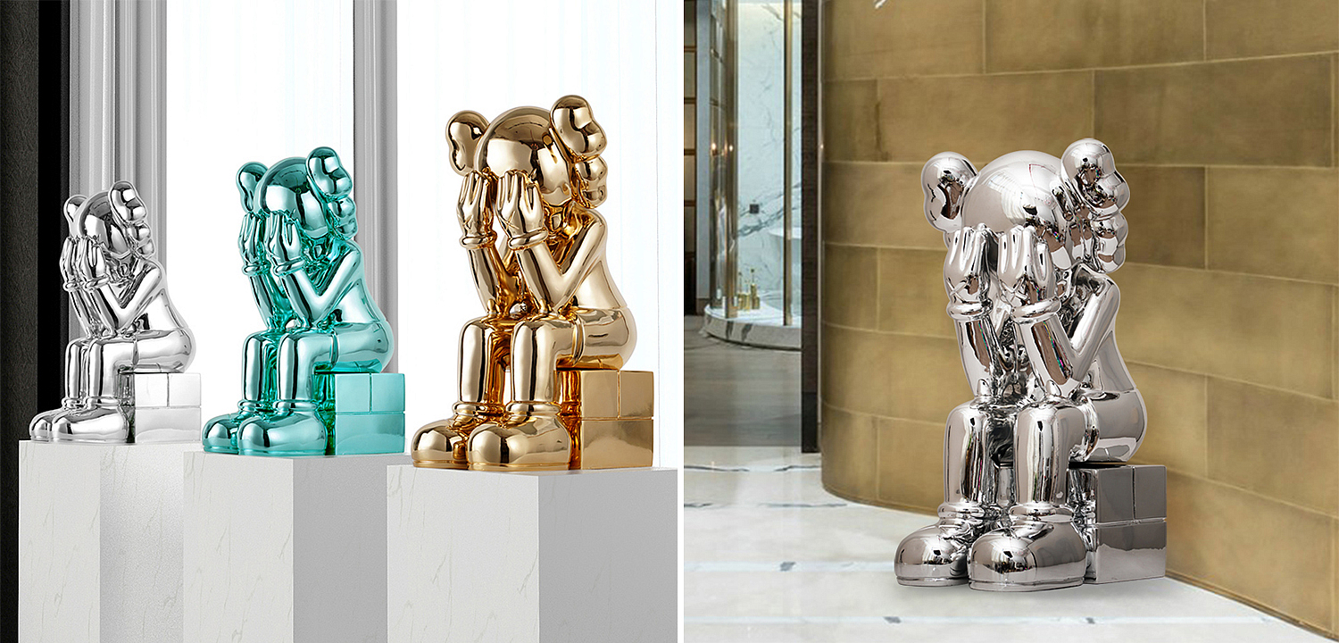 Статуэтка KAWS Passing Through Silver Статуэтка KAWS Passing Through Silver - Loft-Concept во Владивостоке