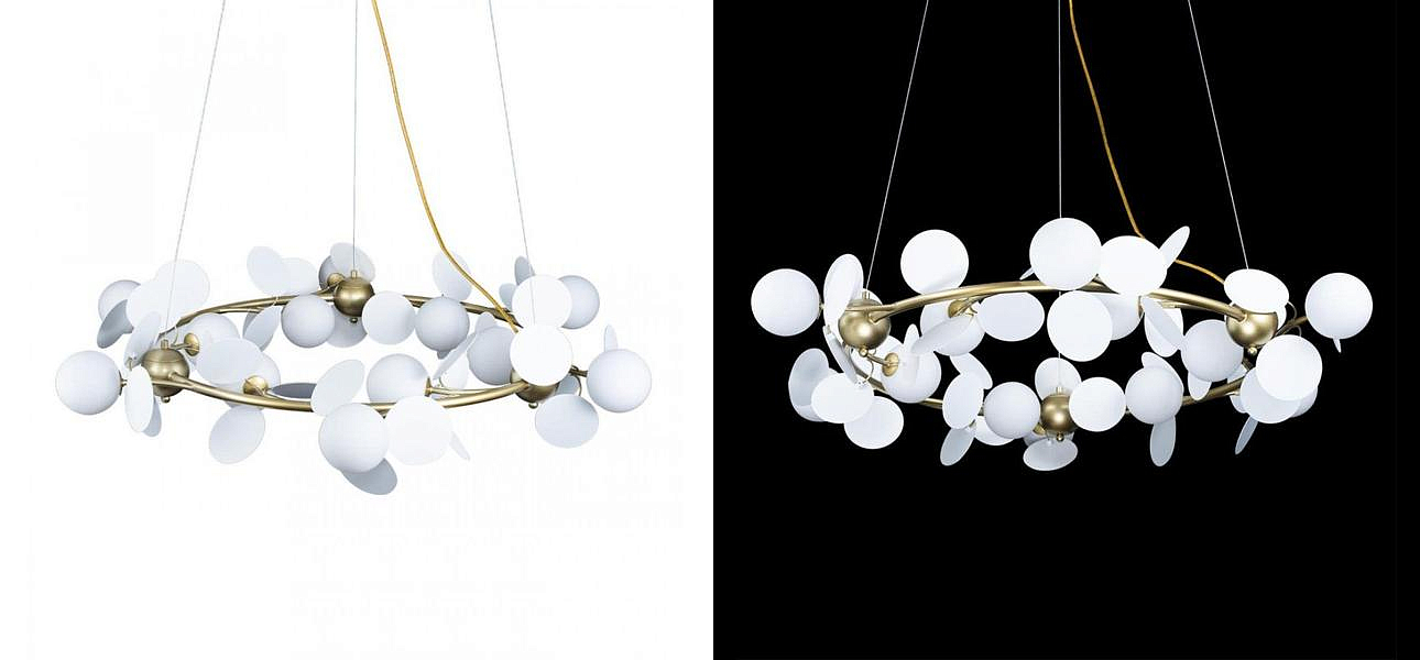 Люстра MATISSE Chandelier circle White диаметр 105 Люстра MATISSE Chandelier circle White диаметр 105 - Loft-Concept во Владивостоке