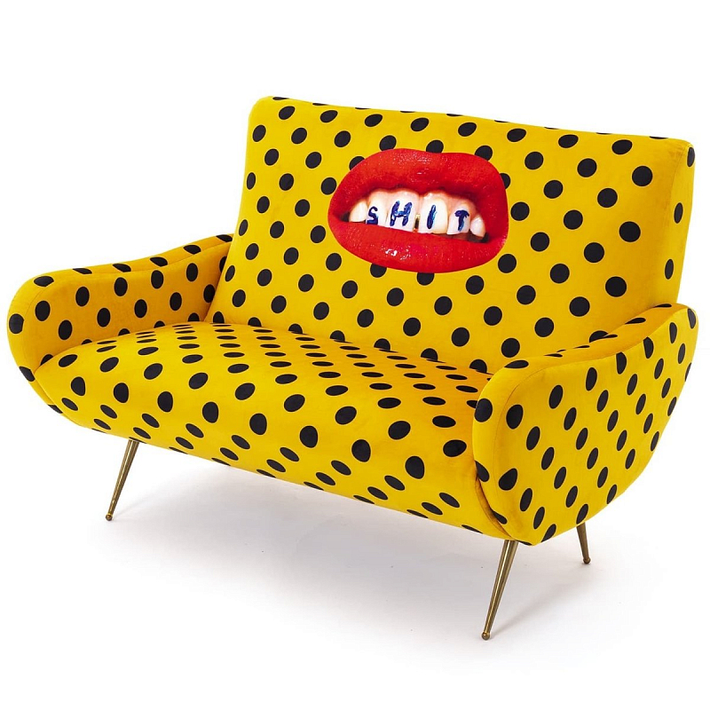 Диван Seletti Sofa Two Seater Shit Желтый Диван Seletti Sofa Two Seater Shit Желтый во Владивостоке | Loft Concept