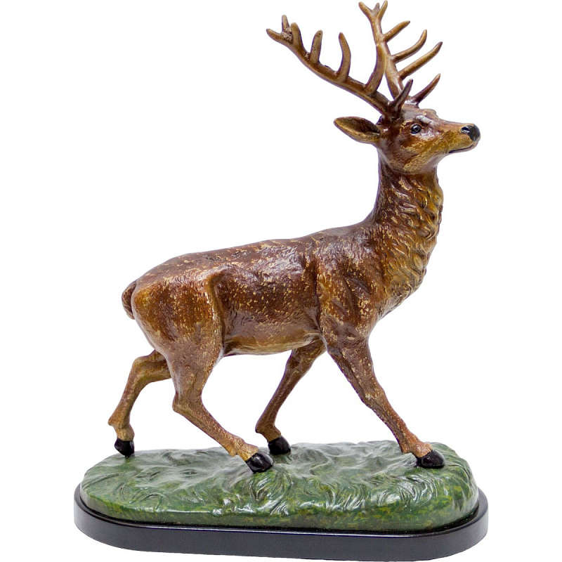 Фигурка Deer made of porcelain R Зеленый Черный Коричневый Фигурка Deer made of porcelain R Зеленый Черный Коричневый во Владивостоке | Loft Concept