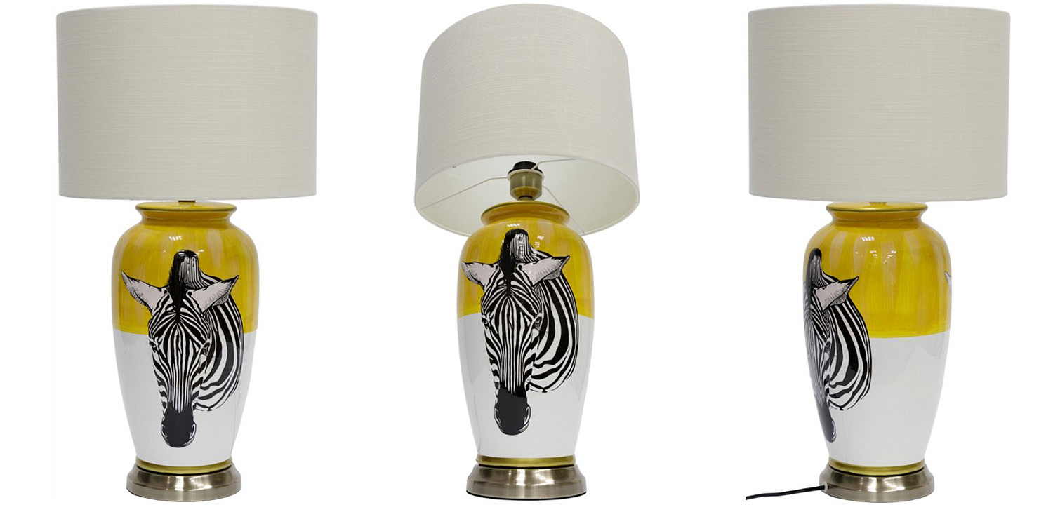 Настольная лампа Zebra head Table lamp Настольная лампа Zebra head Table lamp - Loft-Concept во Владивостоке