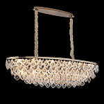 Люстра овальная с каскадом из подвесных прозрачных элементов Attractiveness варинант исполнения - 1 | Loft Concept во Владивостоке