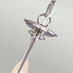 Люстра цвета никель с прозрачными стеклянными подвесками в форме капель Elstead Lighting варинант исполнения - 9 | Loft Concept во Владивостоке