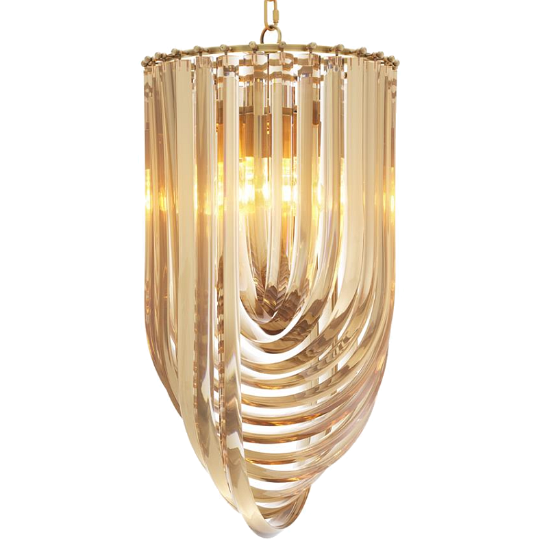 Люстра Chandelier Murano Champagne 35 Золотой Шампань Латунь Античная полированная Люстра Chandelier Murano Champagne 35 Золотой Шампань Латунь Античная полированная во Владивостоке | Loft Concept