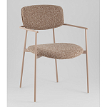 Стул Doe с подклокотниками коричневый варинант исполнения - 1 | Loft Concept во Владивостоке