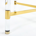 Кофейный столик со столешницей из стекла Crossy варинант исполнения - 4 | Loft Concept во Владивостоке