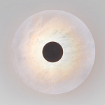 Бра светодиодный с мраморным рассеивателем черный  варинант исполнения - 1 | Loft Concept во Владивостоке