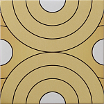 Дизайнерская плитка с узором Диски варинант исполнения - 2 | Loft Concept во Владивостоке