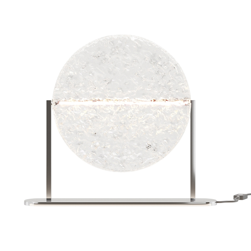 Настольный светильник Mangata 3000К 7Вт Хром Прозрачный во Владивостоке | Loft Concept 