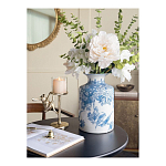 Ваза с мотивами цветущего сада с попугаями Vase Inspired by Nature варинант исполнения - 5 | Loft Concept во Владивостоке