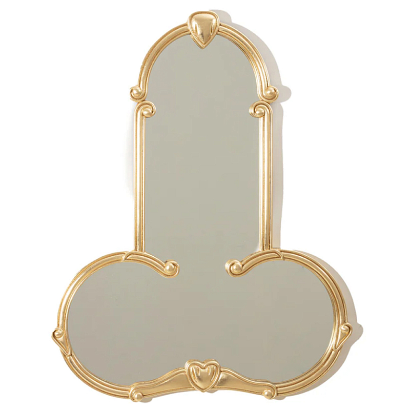 Зеркало SELETTI Liberty Mirror Man Золотой во Владивостоке | Loft Concept 