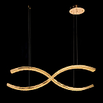 Люстра волнистой формы с фактурным хрустальным плафоном Light Delight варинант исполнения - 2 | Loft Concept во Владивостоке