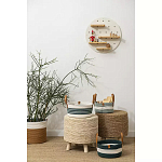 Корзина для хранения с ручками Interlacement Green варинант исполнения - 6 | Loft Concept во Владивостоке