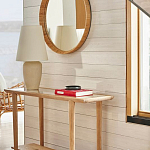 Зеркало круглое в раме из ротанга Wickerwork варинант исполнения - 5 | Loft Concept во Владивостоке