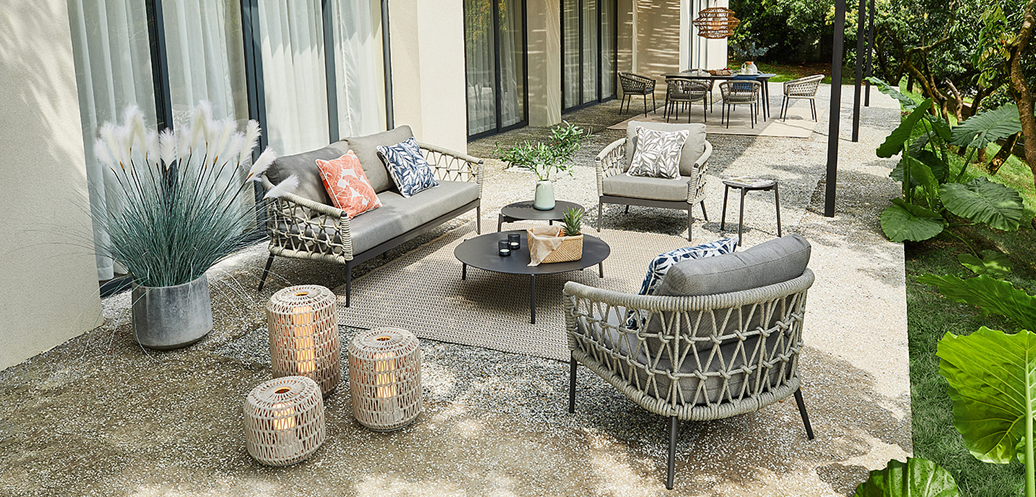 Уличный диван Niels Outdoor Sofa Уличный диван Niels Outdoor Sofa - Loft-Concept во Владивостоке