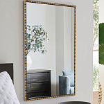 Зеркало прямоугольное в фактурной золотой раме Reflective Fabric варинант исполнения - 6 | Loft Concept во Владивостоке