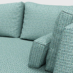 Мебельная ткань Шенилл бирюзовый цвет 142 см T4-61 варинант исполнения - 8 | Loft Concept во Владивостоке