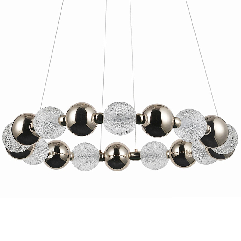 Светодиодная кольцевая люстра Crystal Globule Chrome Chandelier Gold Глянцевое золото Прозрачный Светодиодная кольцевая люстра Crystal Globule Chrome Chandelier Gold Глянцевое золото Прозрачный во Владивостоке | Loft Concept