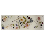 Поднос для ванны из эпоксидной смолы с цветами белая Epoxy Resin Flowers Bath Tray White варинант исполнения - 1 | Loft Concept во Владивостоке