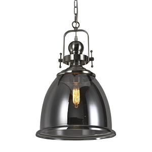 Подвесной светильник Smoke Glass Никель