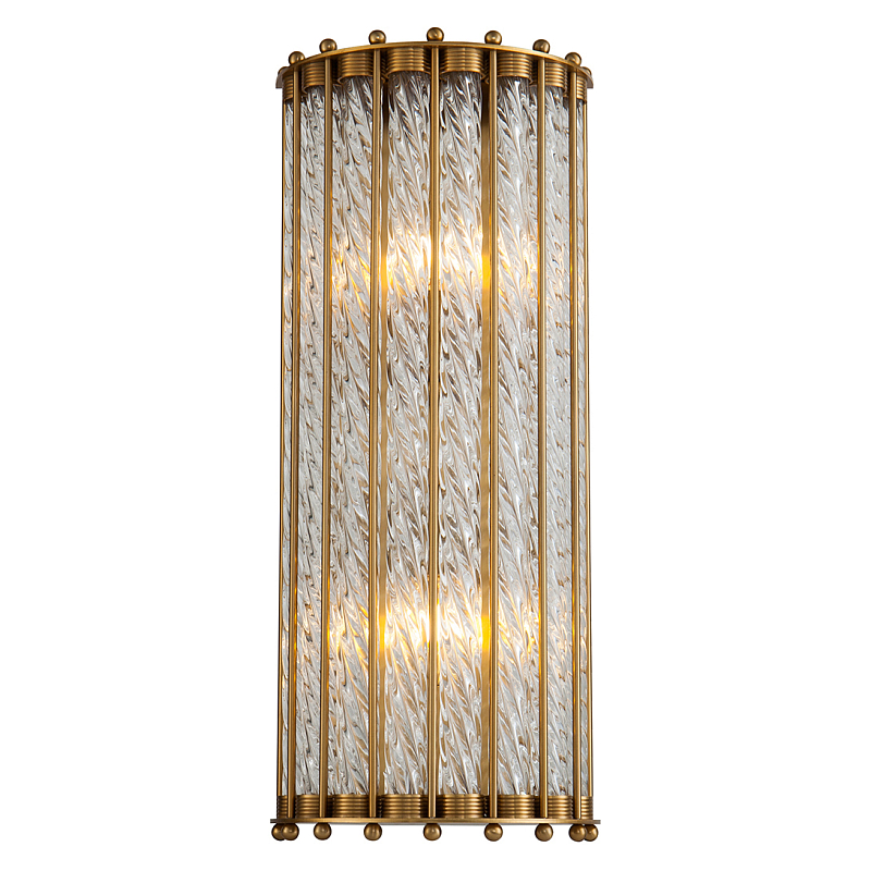 Бра Lantern Tiziano Brass Sconces Прозрачное Стекло Латунь Бра Lantern Tiziano Brass Sconces Прозрачное Стекло Латунь во Владивостоке | Loft Concept
